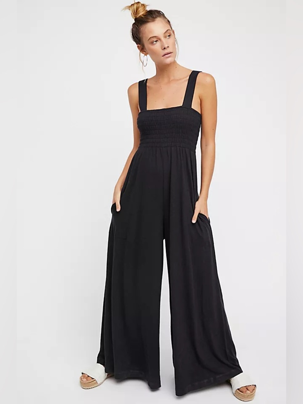 FREE PEOPLE Homecoming Jumper Black XS